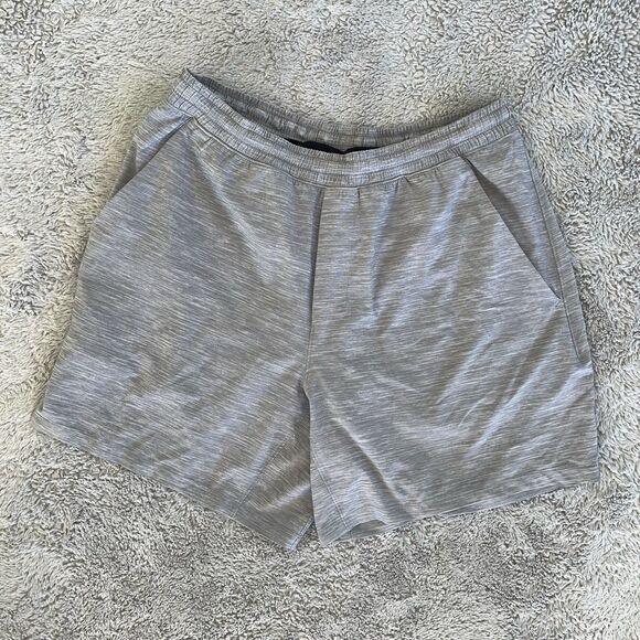 Lululemon Pace Breaker Short 7" Lined Gray Heather Sea Salt Light Cast XL M7AFWS - Picture 5 of 8